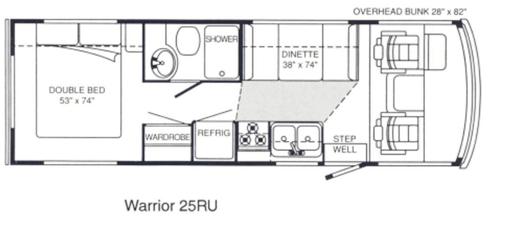 1993 Winnebago Warrior 25RU - National Vehicle