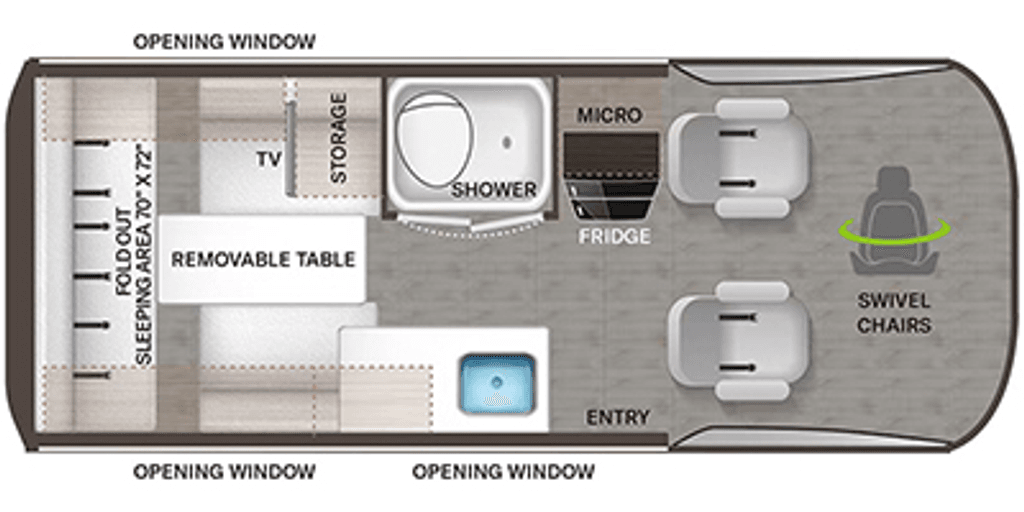 2023 Thor Motor Coach Sanctuary 19PT National Vehicle