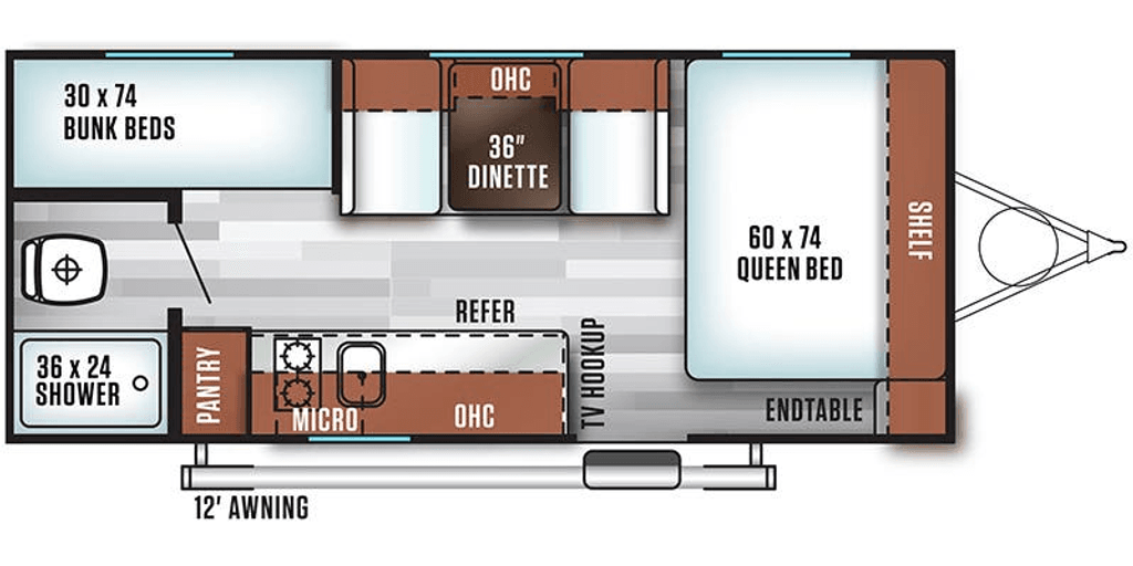 李 2019 Forest River Salem FSX 197BH - National Vehicle