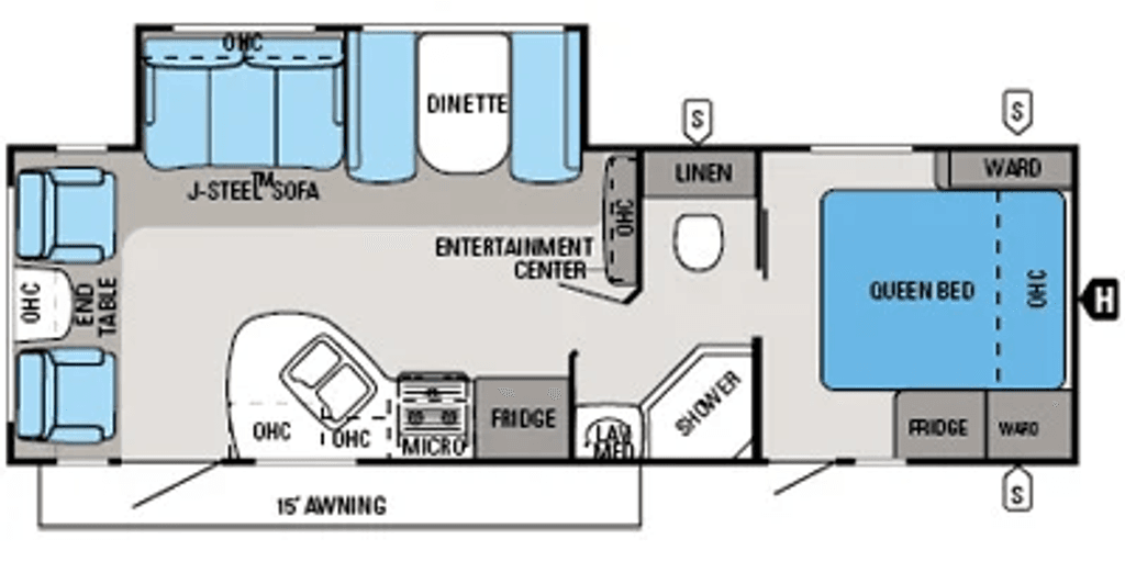 2014 Jayco White Hawk Ultra Lite 27DSRL - National Vehicle