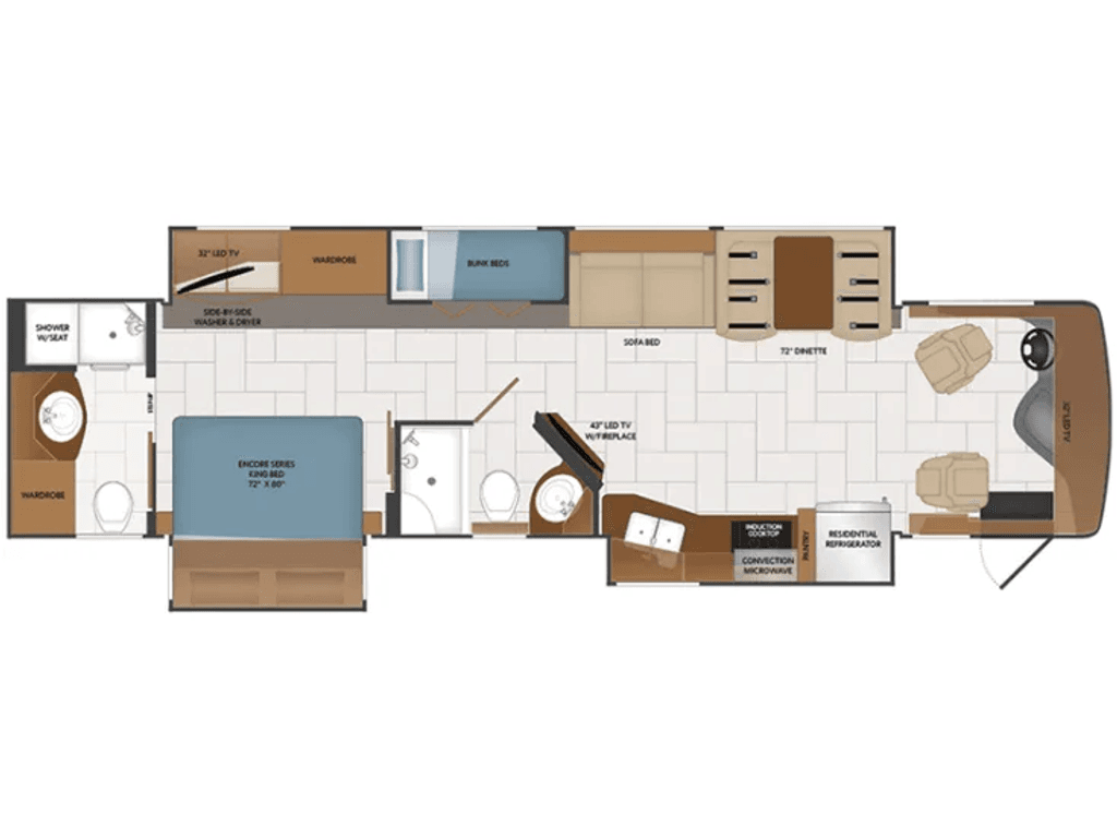 2019 Fleetwood Discovery 38N - National Vehicle