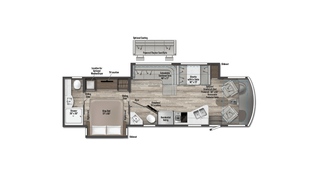 2020 Winnebago Adventurer 35F - National Vehicle