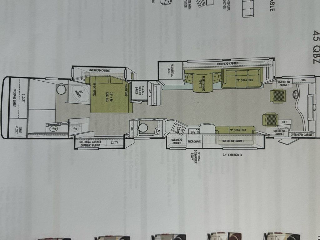 42点 2011 Tiffin Motorhomes Zephyr 45QBZ - National Vehicle