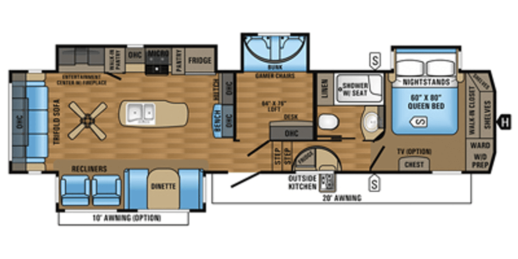 2017 Jayco Eagle 355MBQS - National Vehicle