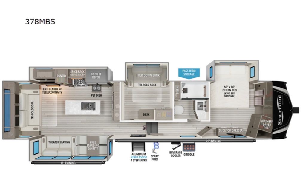 2021 Grand Design Solitude 378MBS - National Vehicle